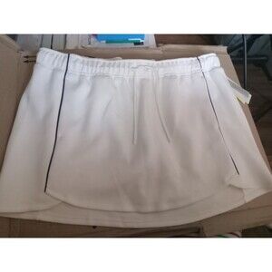 XXL All In Motion Sandwash Skort Womens Cream Stretch Activewear Elastic Waist